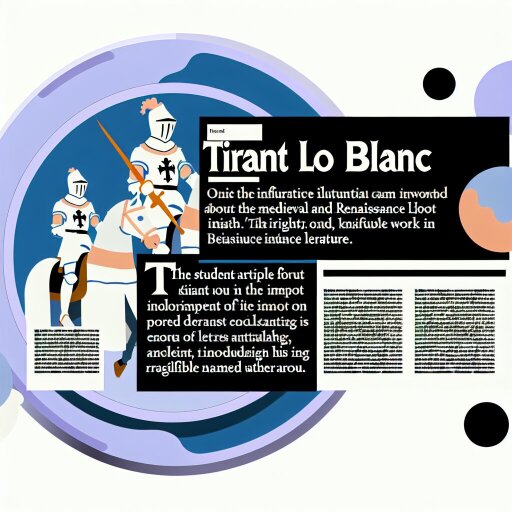 Análisis literario de Tirant lo Blanc y su impacto en la caballería