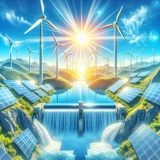 Cómo se llaman los paneles solares, las turbinas eólicas y las fuentes hidráulicas