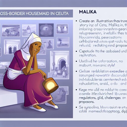 Historia de Malika, empleada de hogar en Ceuta: Legislación laboral para empleadas de...