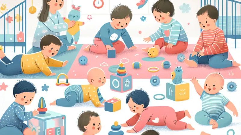 Actividades para ejercitar la motricidad fina y gruesa en bebés de 4 a 7 meses