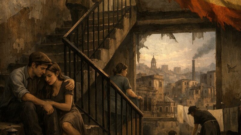 Análisis crítico de Historia de una escalera y su reflejo social en la posguerra