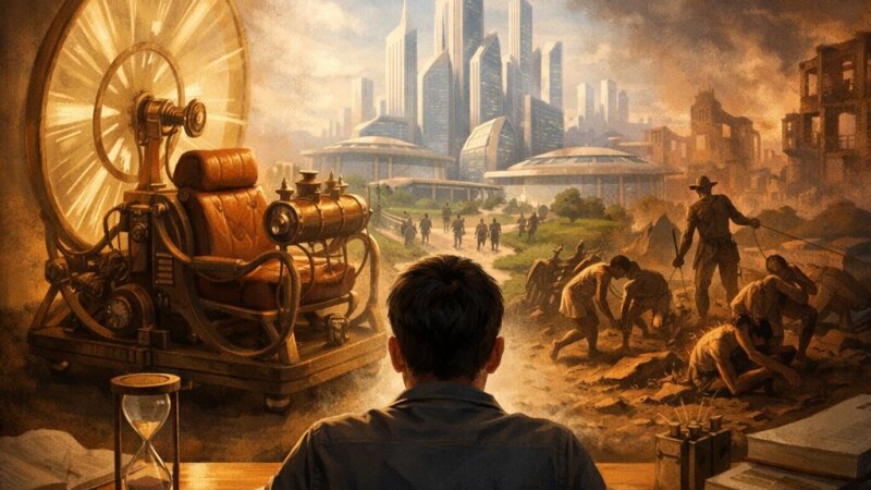 Análisis crítico y visión social en La Máquina del Tiempo de H.G. Wells