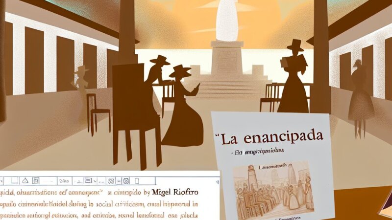 Análisis de La Emancipada de Miguel Riofrío: crítica social y emancipación femenina en Ecuador