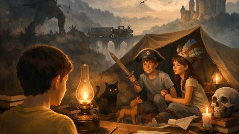 Análisis de la infancia y la imaginación en «¡Canalla, traidor, morirás!» de José Antonio del Cañizo