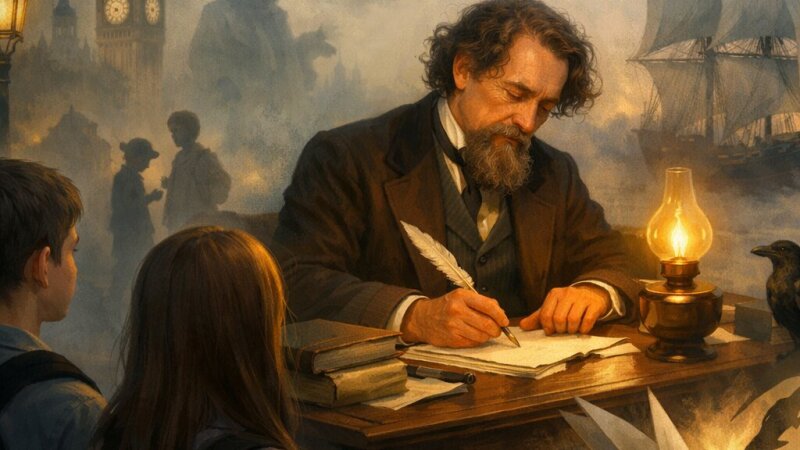 Análisis de la vida y obra de Charles Dickens en la literatura universal