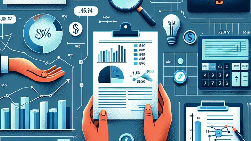 Análisis de los datos financieros de la empresa para su inclusión en un trabajo