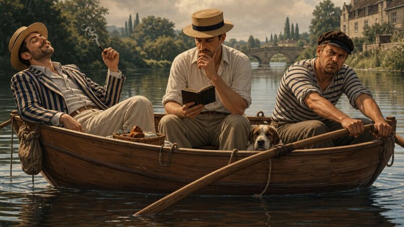 Análisis de *Tres hombres en una barca* de Jerome K. Jerome
