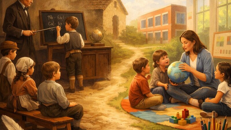 Análisis histórico de la educación infantil en España durante el siglo XIX