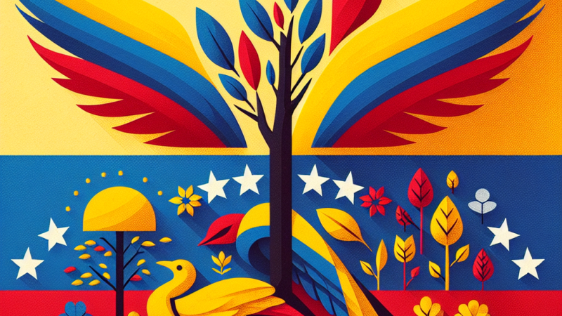 Bandera de Venezuela: turpiales, araguaney y el cielo de colores amarillo, azul y rojo