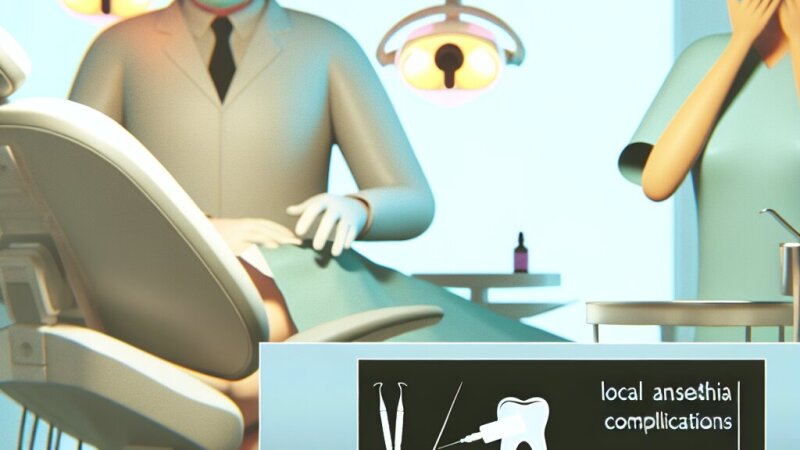 Complicaciones posibles de la anestesia local en la consulta dental