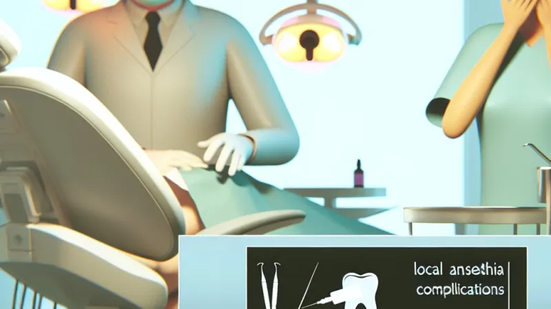 Complicaciones posibles de la anestesia local en la consulta dental