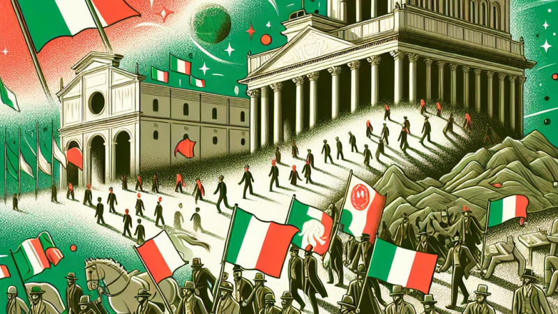 Concepto de unificación italiana