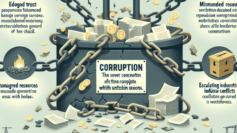 Consecuencias de un sindicato corrupto