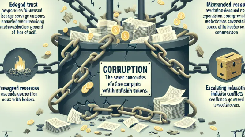 Consecuencias de un sindicato corrupto