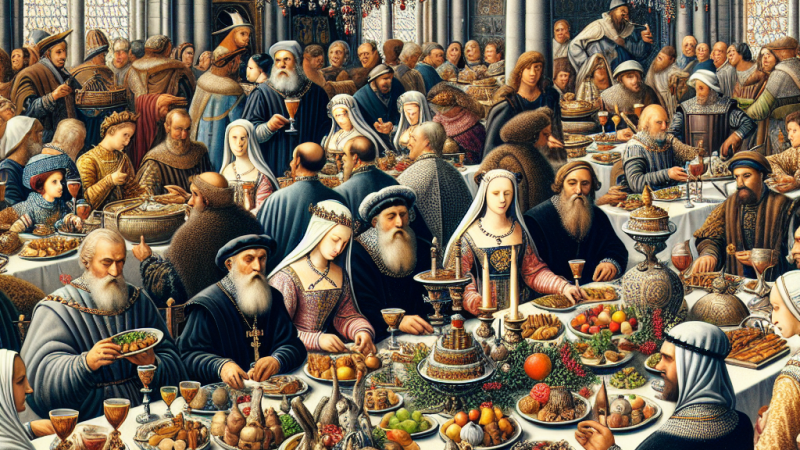 Costumbres culinarias y fiestas populares en la época de Alfonso X el Sabio