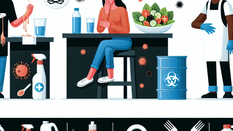¿Cuál es la causa más probable de contaminación química? Falta de higiene personal, realización de trabajos de mantenimiento mientras se manipulan alimentos, y almacenamiento inadecuado de productos y materiales de limpieza en el área de manipulación de a
