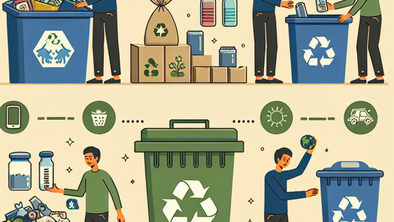 Desarrollo de un plan personal de acción que contribuya a solucionar el problema de gestión de residuos