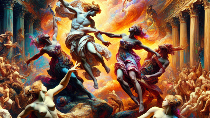 Descripción objetiva de 'El Juicio de París' de Rubens: Primer y segundo plano, referencias al color y composición