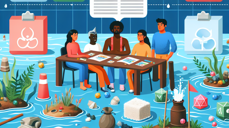 Diseño de un role-playing sobre la contaminación de los medios acuáticos