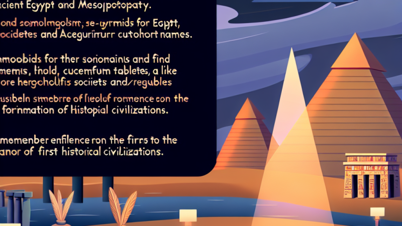 Egipto vs Mesopotamia: origen, sociedad y legado de las primeras civilizaciones
