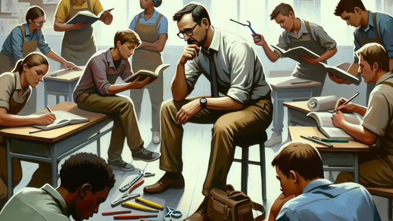 El papel del tutor/a en un primer curso de Formación Profesional Básica: desafíos ante la falta de preparación de los alumnos en las prácticas