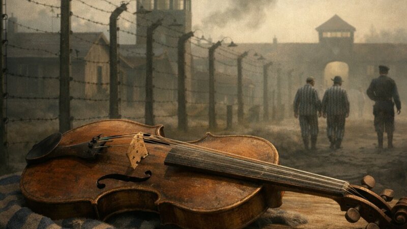 El violín de Auschwitz: símbolo de memoria y resistencia en la novela de Anglada