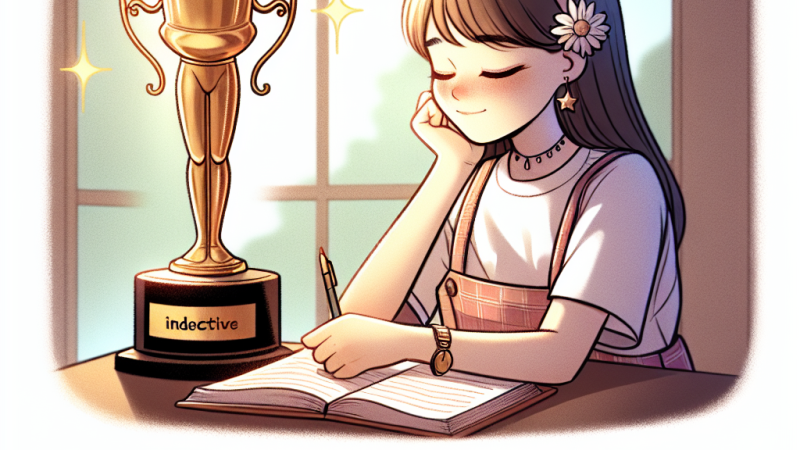 En la oración 'Ella quería recibir un premio', ¿qué tipo de modo verbal se utiliza en el verbo 'quería'?