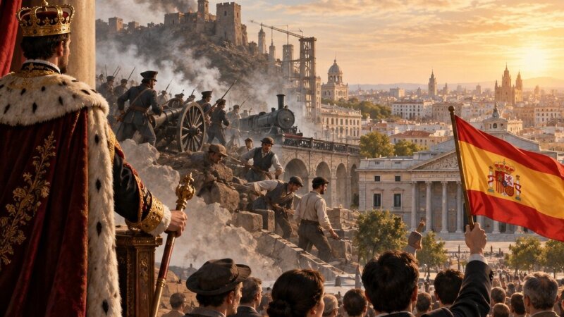 España en los siglos XIX y XX: transformación y cambio