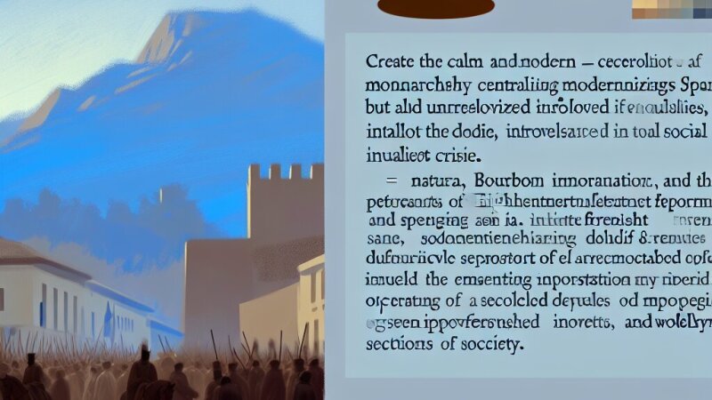 Evolución de la monarquía borbónica y el Estado moderno en España hasta 1789
