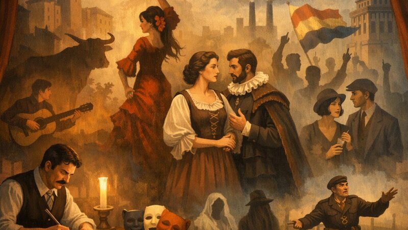 Evolución del teatro español hasta 1936: tradición y cambio social