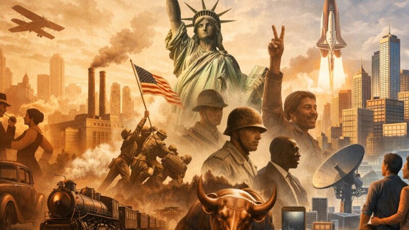 Evolución histórica de Estados Unidos desde 1920 hasta hoy