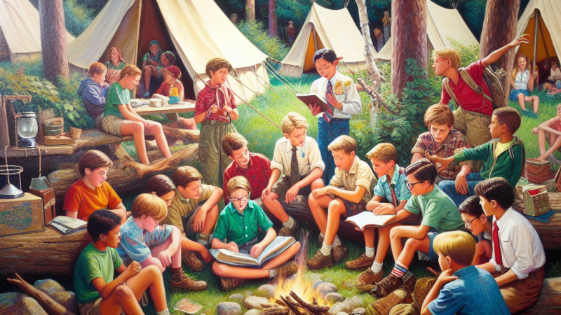 Experiencias de infancia en campamentos y eventos con monitores