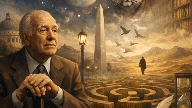 Explorando la vida y obra literaria de Jorge Luis Borges