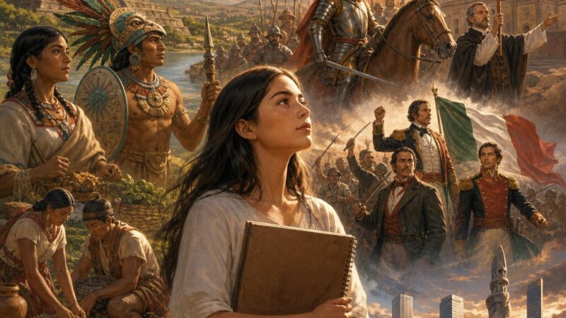 Historia de México: de los pueblos originarios al Estado moderno