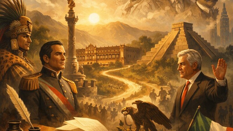 Historia y evolución de los gobernantes mexicanos y su legado