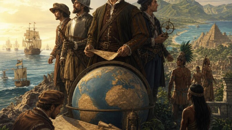 Impacto y legado de conquistadores, exploradores y viajeros en la historia