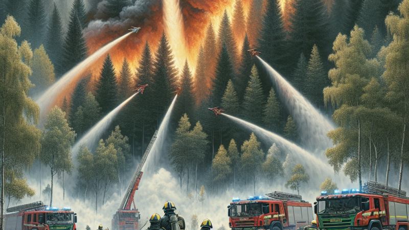 Incendio no controlado: solicitud de apoyo a equipos internos especializados en extinción