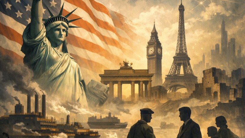 Influencia de Estados Unidos en Europa tras la Segunda Guerra Mundial