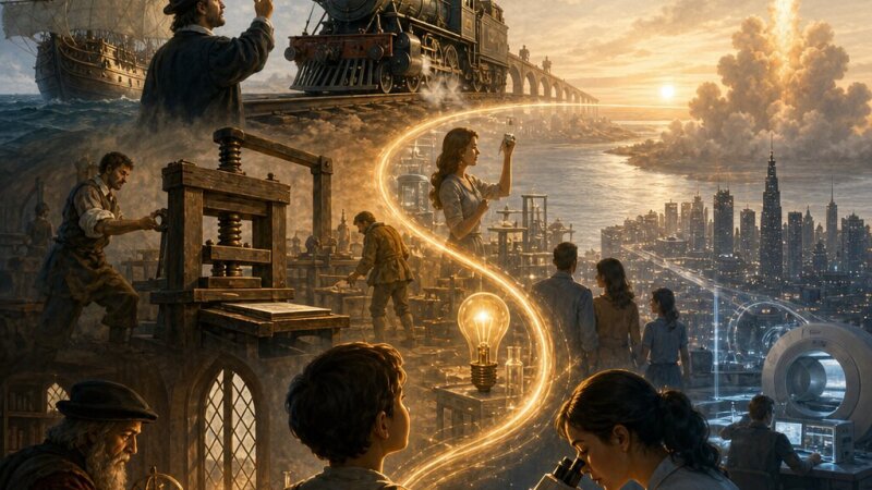 Inventos de los siglos XVI al XX y su impacto en la sociedad