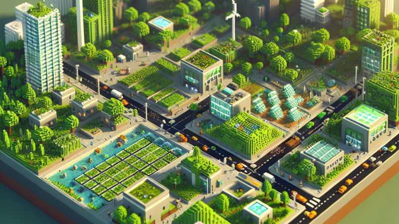 Justificación del uso de la plataforma Minecraft para un proyecto de una ciudad ecológica
