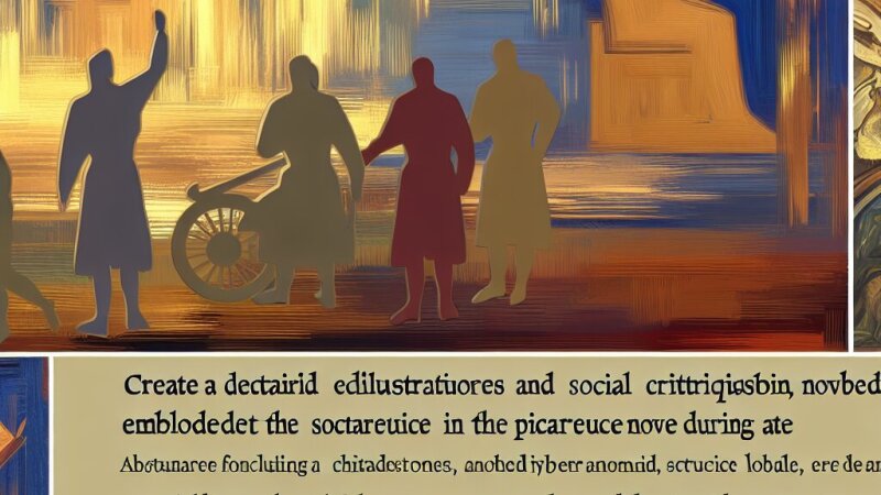 La novela picaresca: crítica social y características en el Siglo de Oro