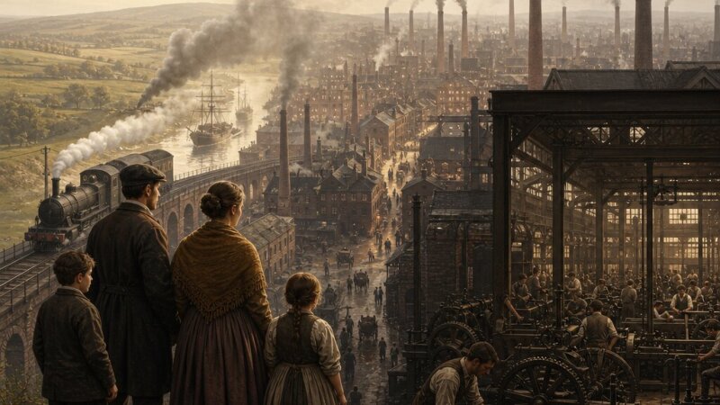 La Revolución Industrial en Gran Bretaña: expansión y sociedad