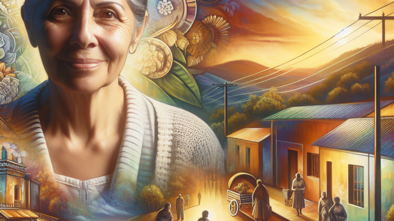 María: Una mujer de mediana edad que nació y creció en un ambiente rural con escasas oportunidades económicas y sociales