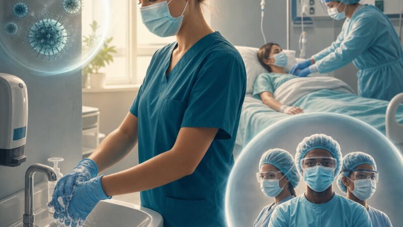 Medidas para prevenir infecciones nosocomiales y métodos de aislamiento