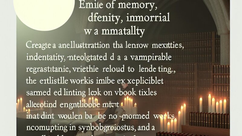 Memoria, identidad e inmortalidad en 'Entrevista con el vampiro' de Anne Rice