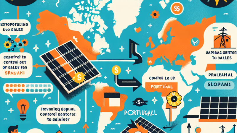 Opciones de internacionalización para la empresa española TecnoSolar en el mercado de paneles solares