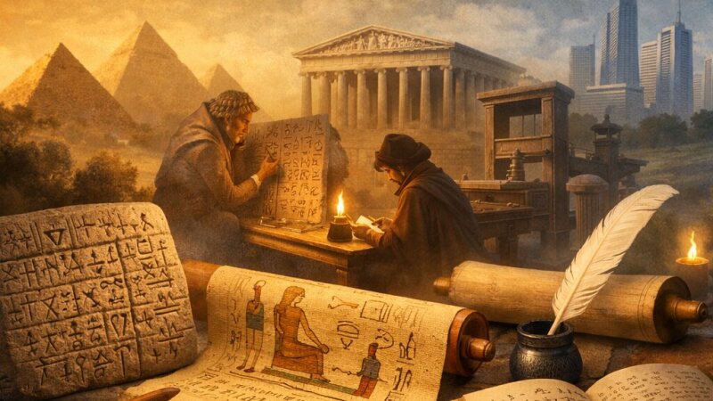 Origen y evolución de la escritura: un recorrido histórico esencial