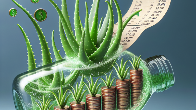 Producción de agua de aloe vera industrial: Capítulo VI - Evolución financiera del proyecto