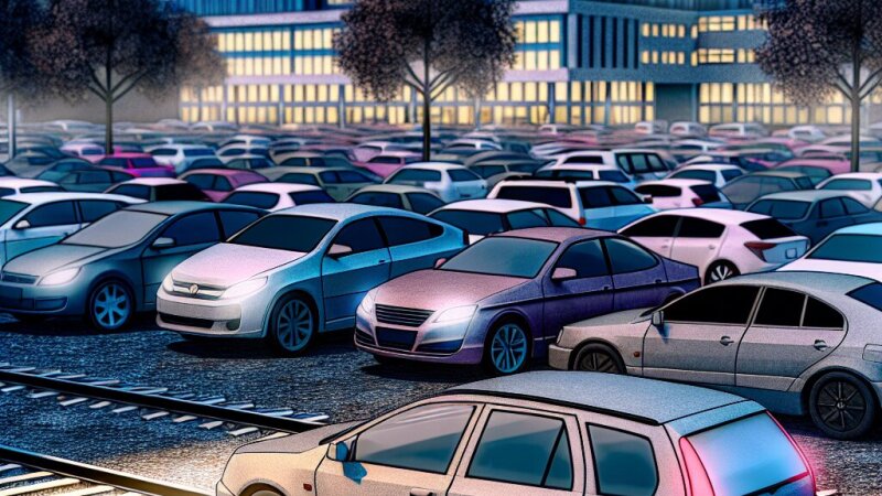 Reclamación por aparcamiento saturado en hospital debido a coche que finalmente se...