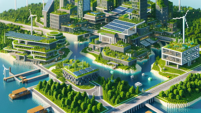Recomendaciones futuras para una ciudad ecológica en Minecraft
